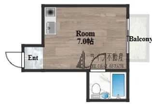 メビウス永和レジデンス【1階】の間取り