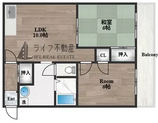 コーポHIRO【3階】の間取り