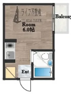 サニーマンション【1階】の間取り