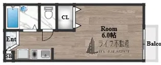 ヌカタロッジ【1階】の間取り