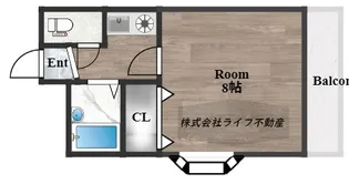 グランミサ公園前【1階】の間取り