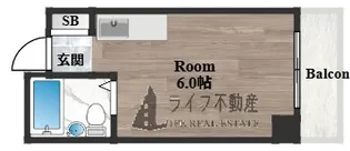 ロイヤルシード小阪【3階】の間取り