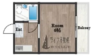 1Kの間取り画像