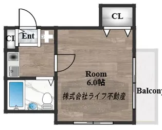 デポメゾン109【2階】の間取り