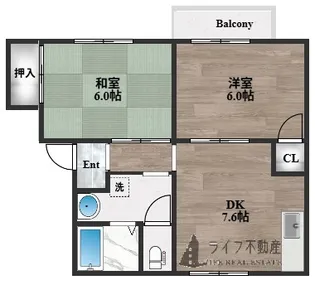 ロイヤルハイツ【2階】の間取り
