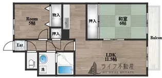 ロアジ花園【2階】の間取り