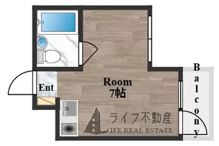 1Rの間取り画像