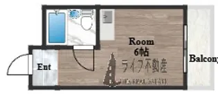 プレアール菱屋西【3階】の間取り