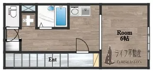 1Kの間取り画像