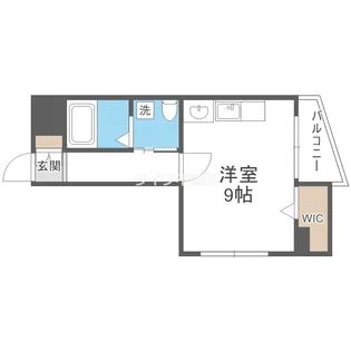 BlueBee玉造【2階】の間取り