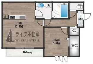 PRESENT WELL D-ROOM【1階】の間取り