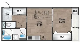 Act布施【3階】の間取り