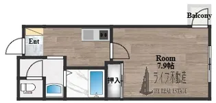 エムフラット衣摺Ⅰ【1階】の間取り