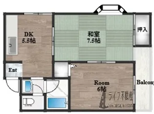 ラファミーユ【4階】の間取り