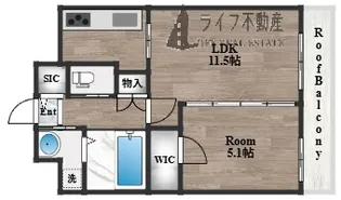 Allier鴻池元町【2階】の間取り
