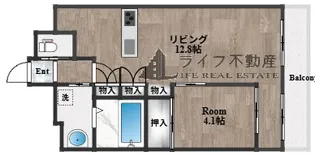 Allier鴻池元町【5階】の間取り