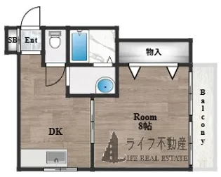 東花園コーポ【3階】の間取り