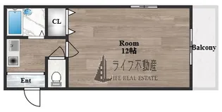 ラ・ショパール【3階】の間取り