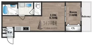 F+style大蓮北1号棟【3階】の間取り