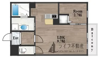 ミワパラディ花園Ⅱ【1階】の間取り