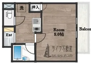 メゾンドファミール【3階】の間取り