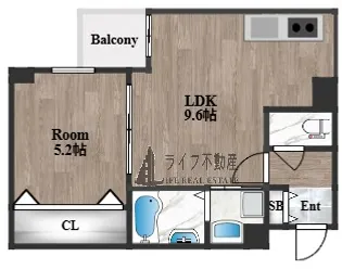 Urban Court Fuse【4階】の間取り
