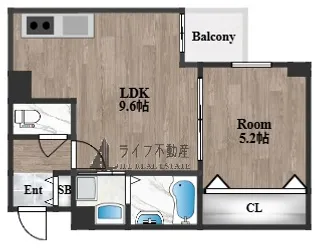 Urban Court Fuse【4階】の間取り