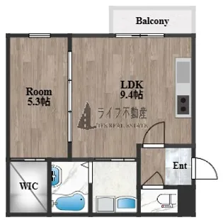Urban Court Fuse【4階】の間取り
