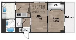 プリエール高井田【4階】の間取り
