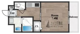 レガーロ布施【2階】の間取り