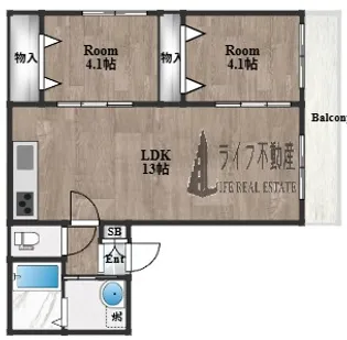 Avanthio Clair【2階】の間取り