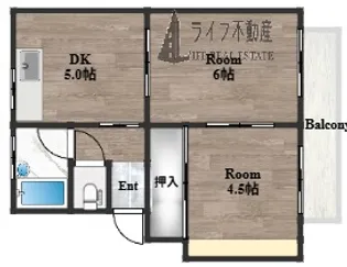 Serie 東大阪【4階】の間取り