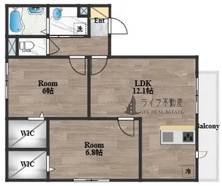 クアトロforゆう【1階】の間取り