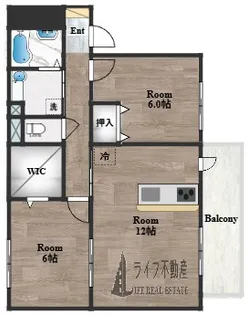 グラン シエル【1階】の間取り