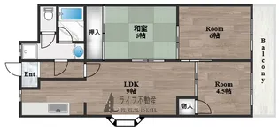 3LDKの間取り画像