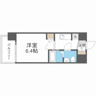 アドバンス大阪イースト【11階】の間取り