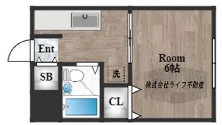 やよいハイツ【1階】の間取り