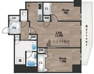 玉造BASE【3階】の間取り