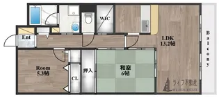 ニューロイヤル光進【3階】の間取り