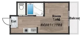 フューチャー21【3階】の間取り