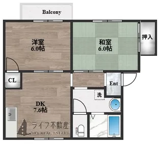 ロイヤルハイツ【2階】の間取り