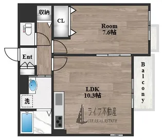 ビルズ【1階】の間取り