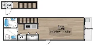カーサ フィオーレ【2階】の間取り
