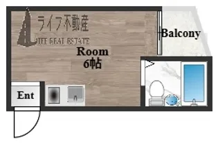 リバーヒル長瀬【2階】の間取り