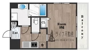 カーサセレノⅡ【6階】の間取り