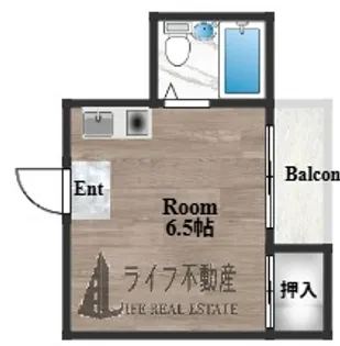 ラフォーレ永和【1階】の間取り
