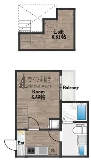 トリニティaiトリニティーアイ【2階】の間取り