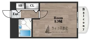 東大阪レジデンス【4階】の間取り