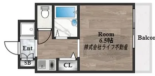 ブルグリンコート布施駅前【2階】の間取り