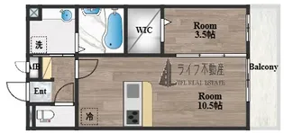 グレイスコートA棟【1階】の間取り